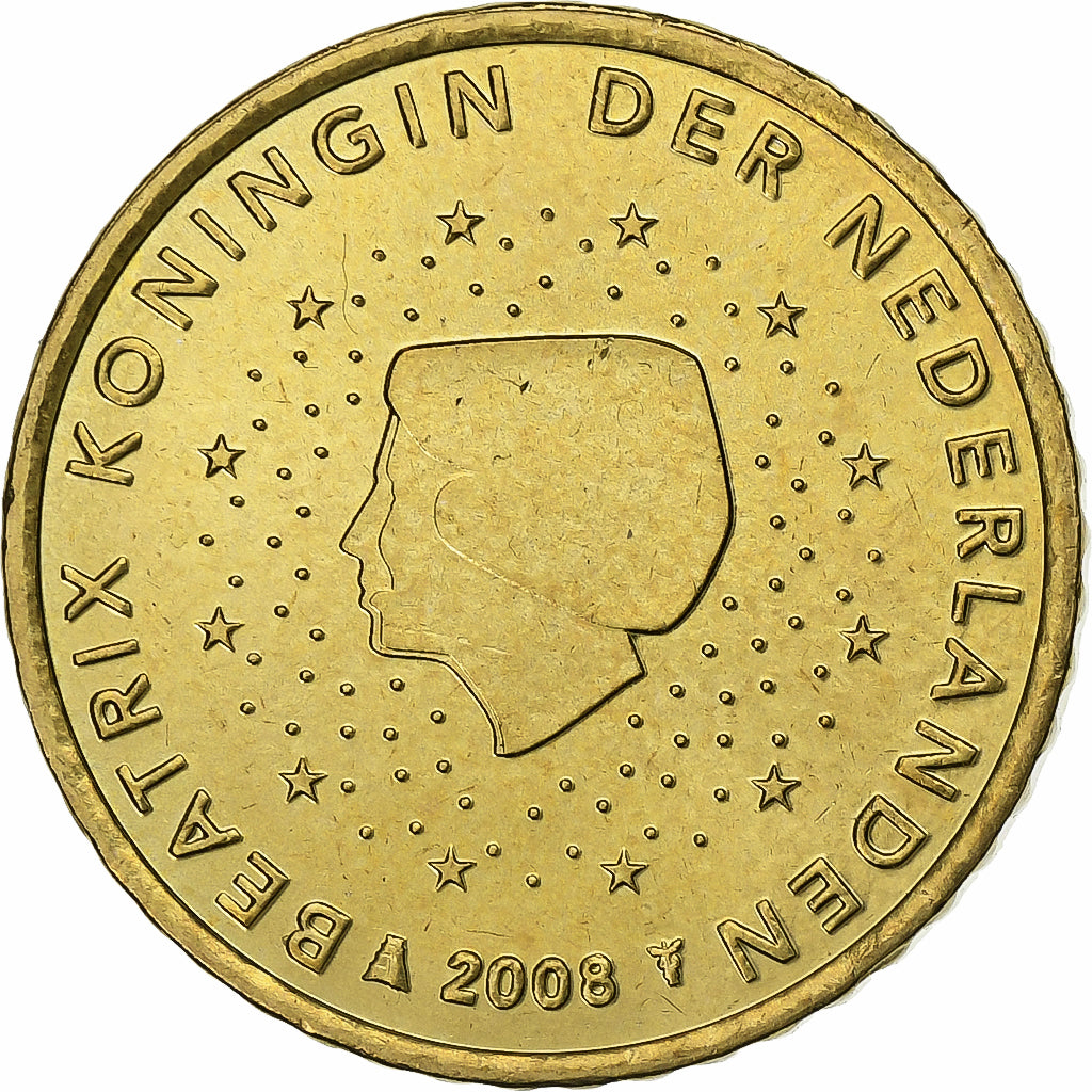 Nederland, 50 Euro Cent, 2008, Utrecht, Nordic gold, UNC-