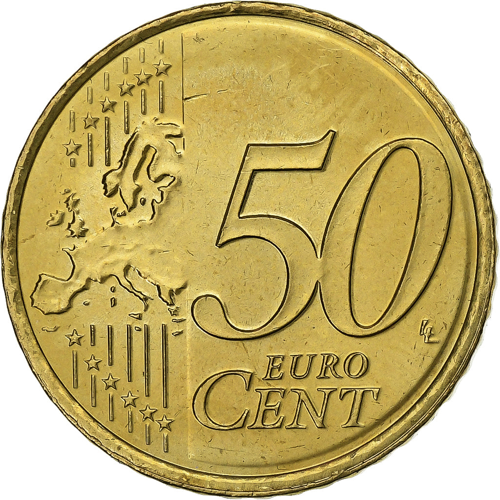 Nederland, 50 Euro Cent, 2008, Utrecht, Nordic gold, UNC-