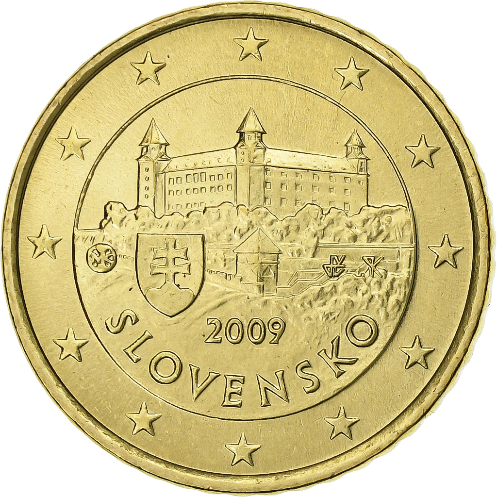 Slowakei, 50 Euro Cent, 2009, Kremnica, Nordic gold, UNZ