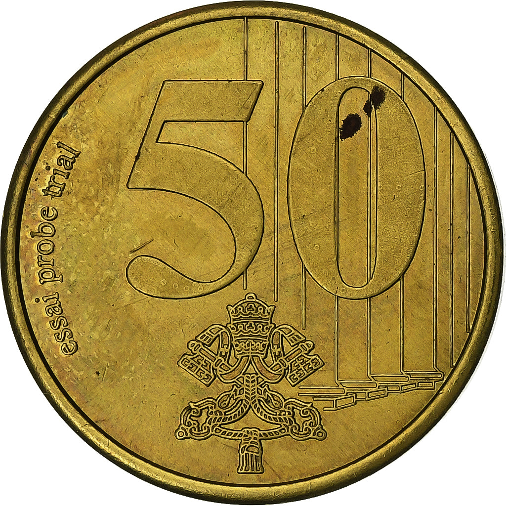 Vatican, 50 Euro Cent, Fantasy Euro, 2005, Rome, Nordic gold, MS(63)