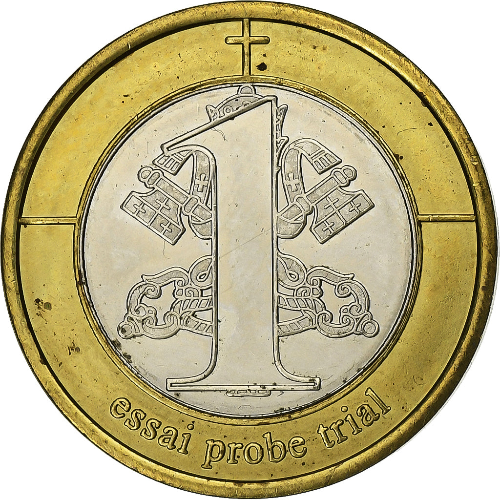 Watykan, Euro, Fantasy Euro, 2005, Rome, Bimetaliczny, MS(63)