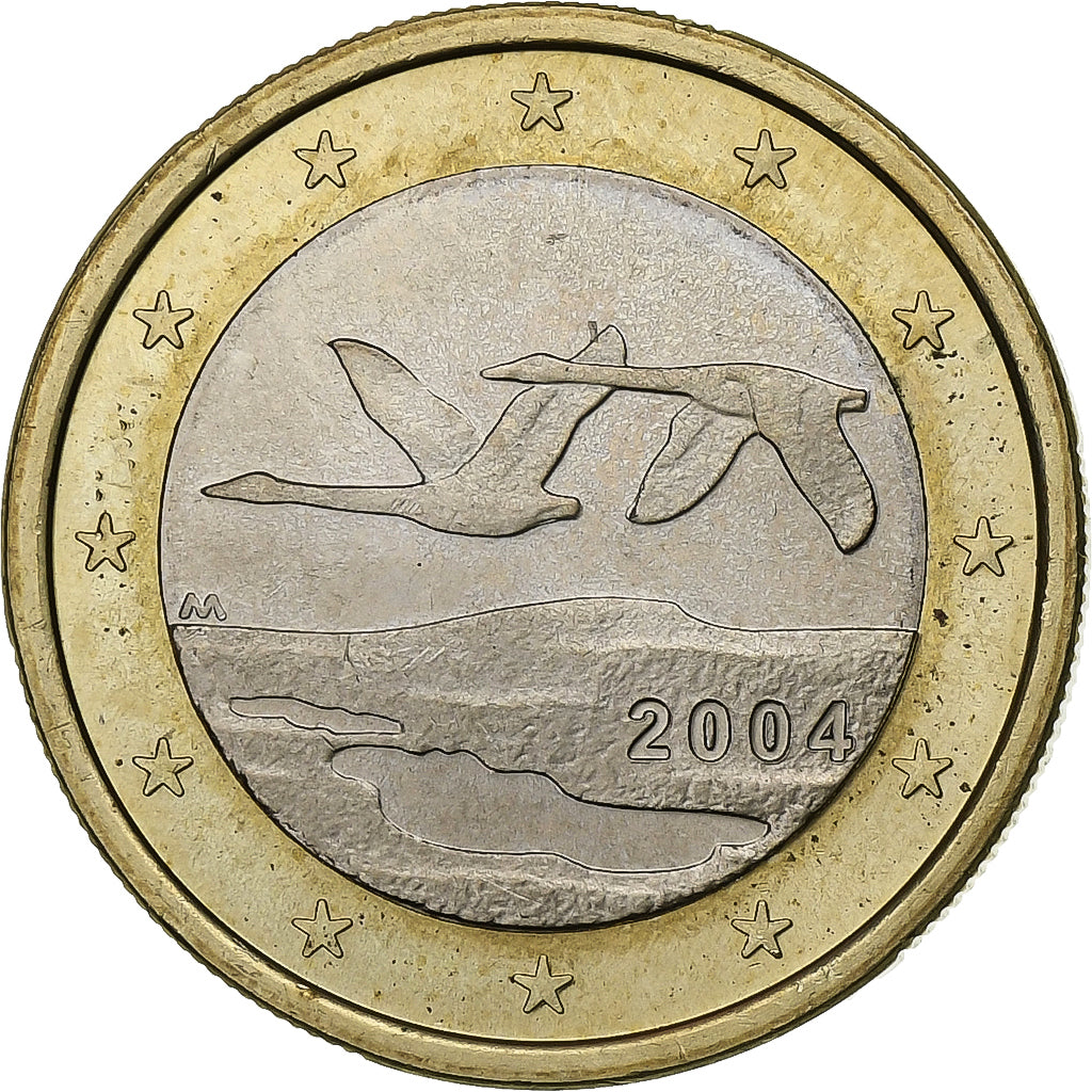Finlândia, Euro, 2004, Vantaa, Bimetálico, MS(63)