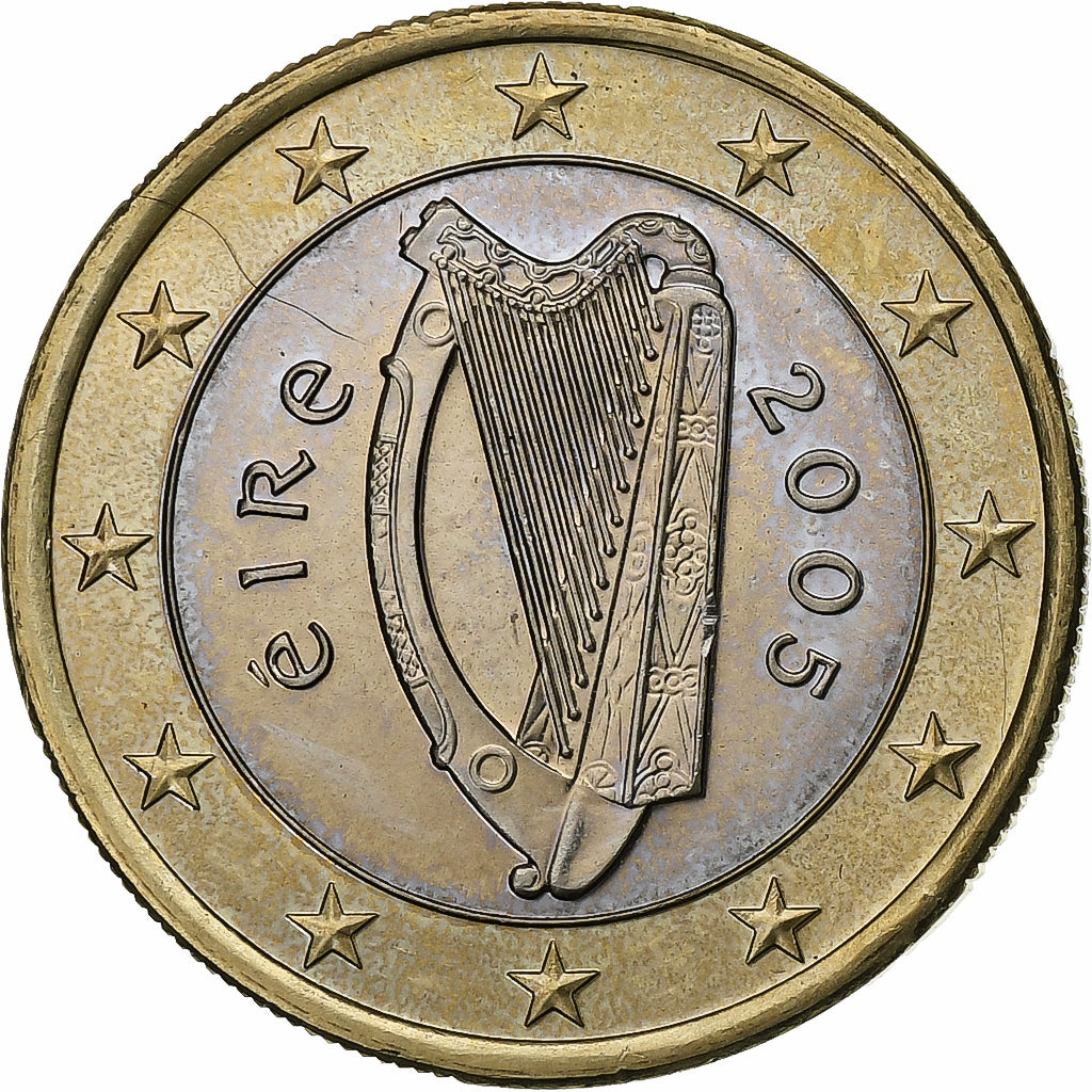 Ireland - Eire, Euro, 2005, Dublin, Bi-Metallic, UNZ