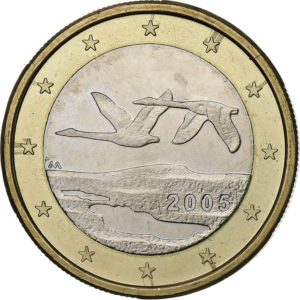 Finlândia, Euro, 2005, Vantaa, Bimetálico, MS(63)