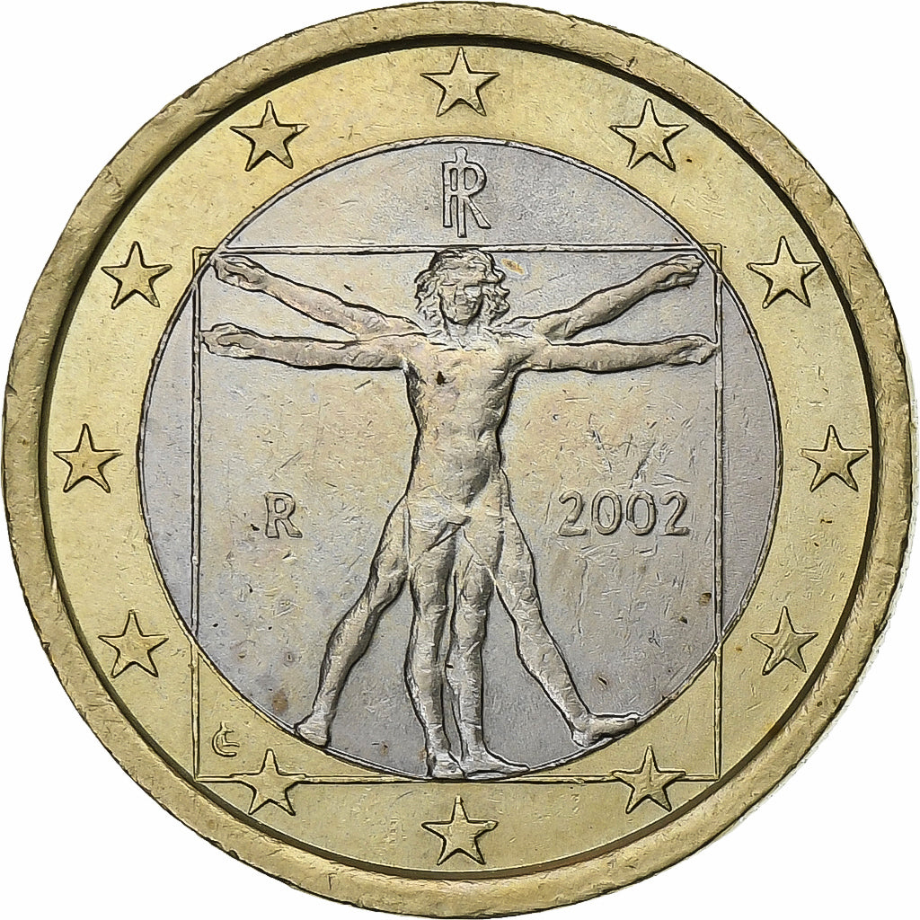 Italy, Euro, 2002, Rome, Bi-Metallic, MS(63)