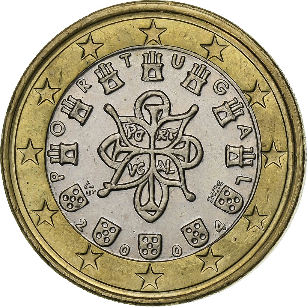 Portogallo, Euro, 2004, Lisbon, Bi-metallico, SPL
