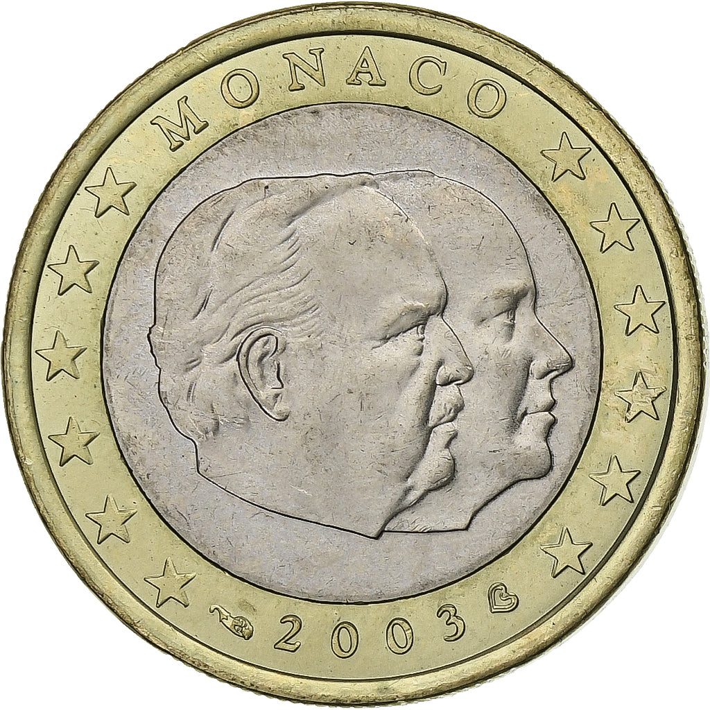 Mónaco, Euro, 2003, Paris, Bimetálico, MS(63)
