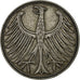 Coin, GERMANY - FEDERAL REPUBLIC, 5 Mark, 1951, Munich, EF(40-45), Silver