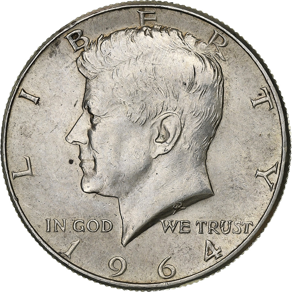 Stati Uniti, Half Dollar, Kennedy Half Dollar, 1964, U.S. Mint, Argento, SPL