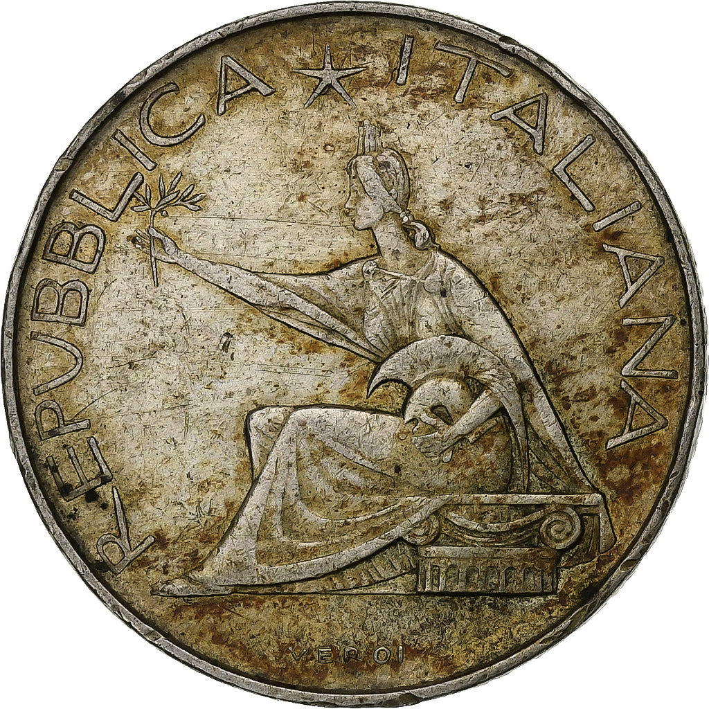 Coin, Italy, 500 Lire, 1961, Rome, EF(40-45), Silver, KM:99