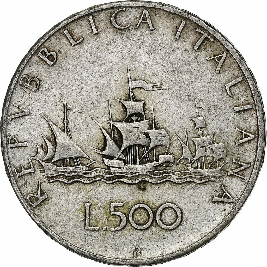 Italy, 500 Lire, 1960, Rome, EF(40-45), Silver, KM:98