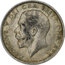 Great Britain, George V, 1/2 Crown, 1915, British Royal Mint, Silver, AU(50-53)