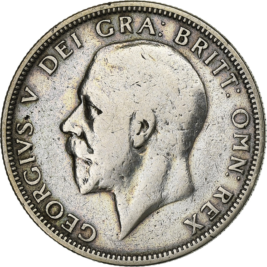Coin, Great Britain, George V, Florin, Two Shillings, 1929, VF(30-35), Silver