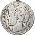 France, 2 Francs, Cérès, 1871, Paris, Petit A, Silver, VF(20-25), Gadoury:530