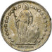 Suiza, 1/2 Franc, 1950, Bern, Plata, MBC+, KM:23