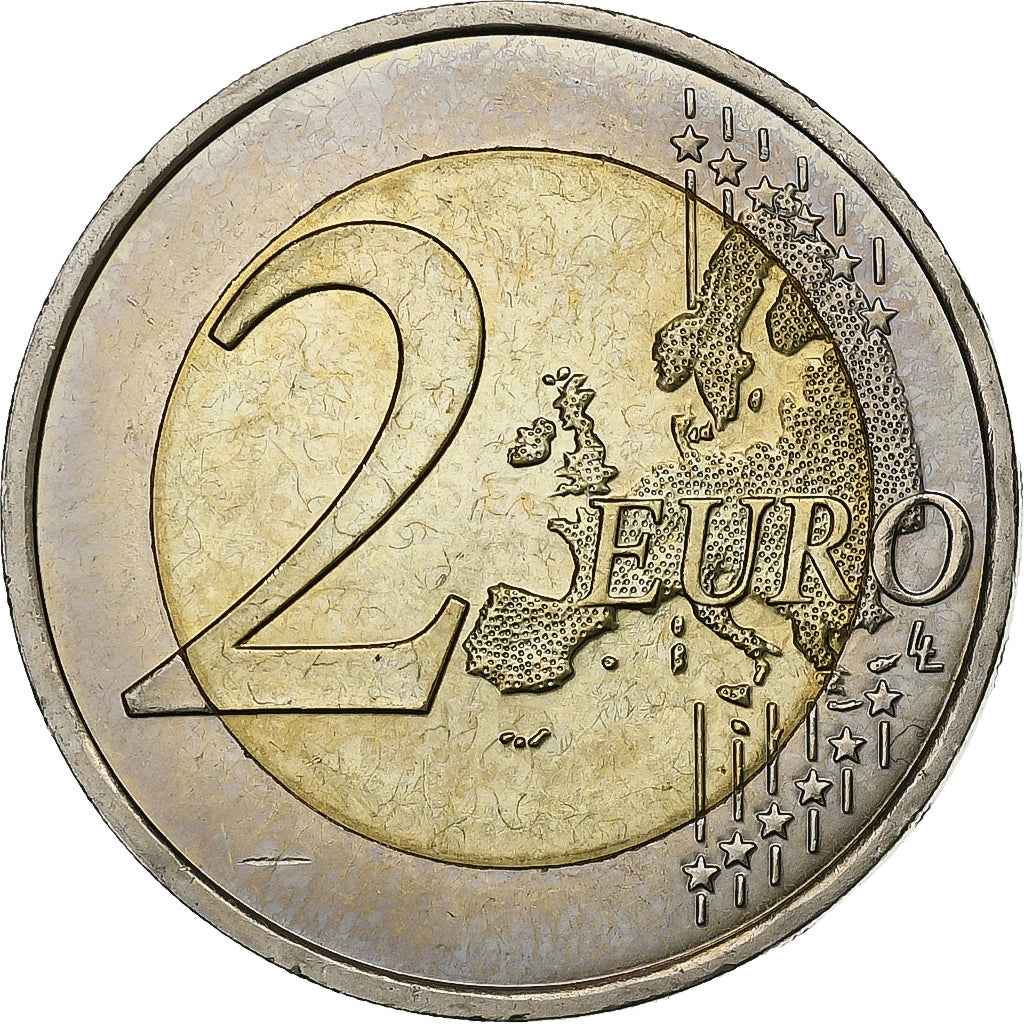 Luxemburgo, 2 Euro, 2007, Paris, Bimetálico, MS(63)