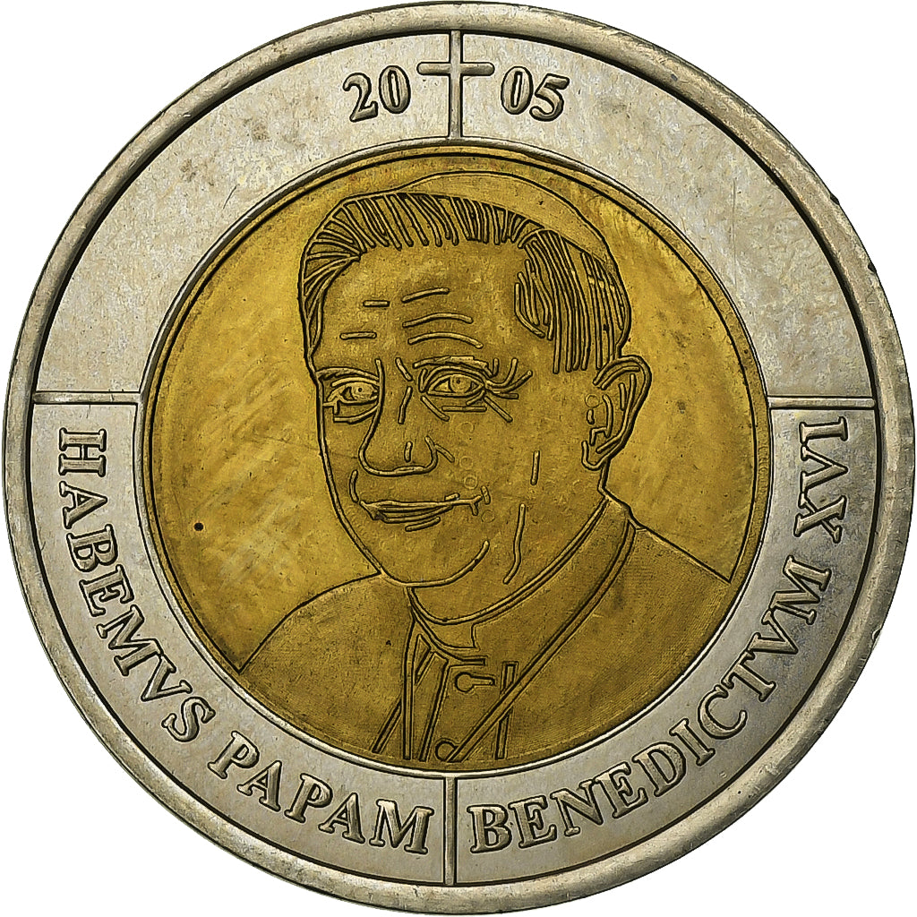 Vatican, 2 Euro, Fantasy Euro, 2005, Bimétallique, SPL
