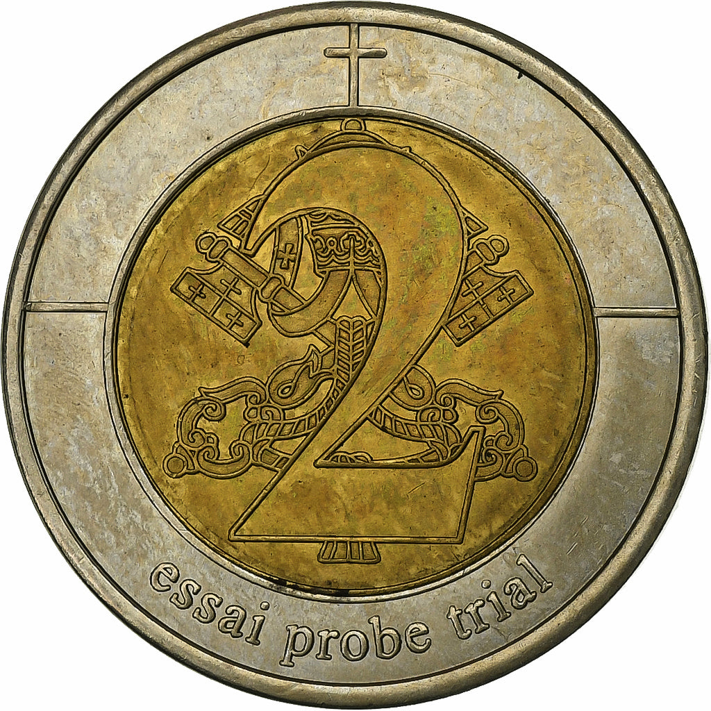 Vatican, 2 Euro, Fantasy Euro, 2005, Bimétallique, SPL