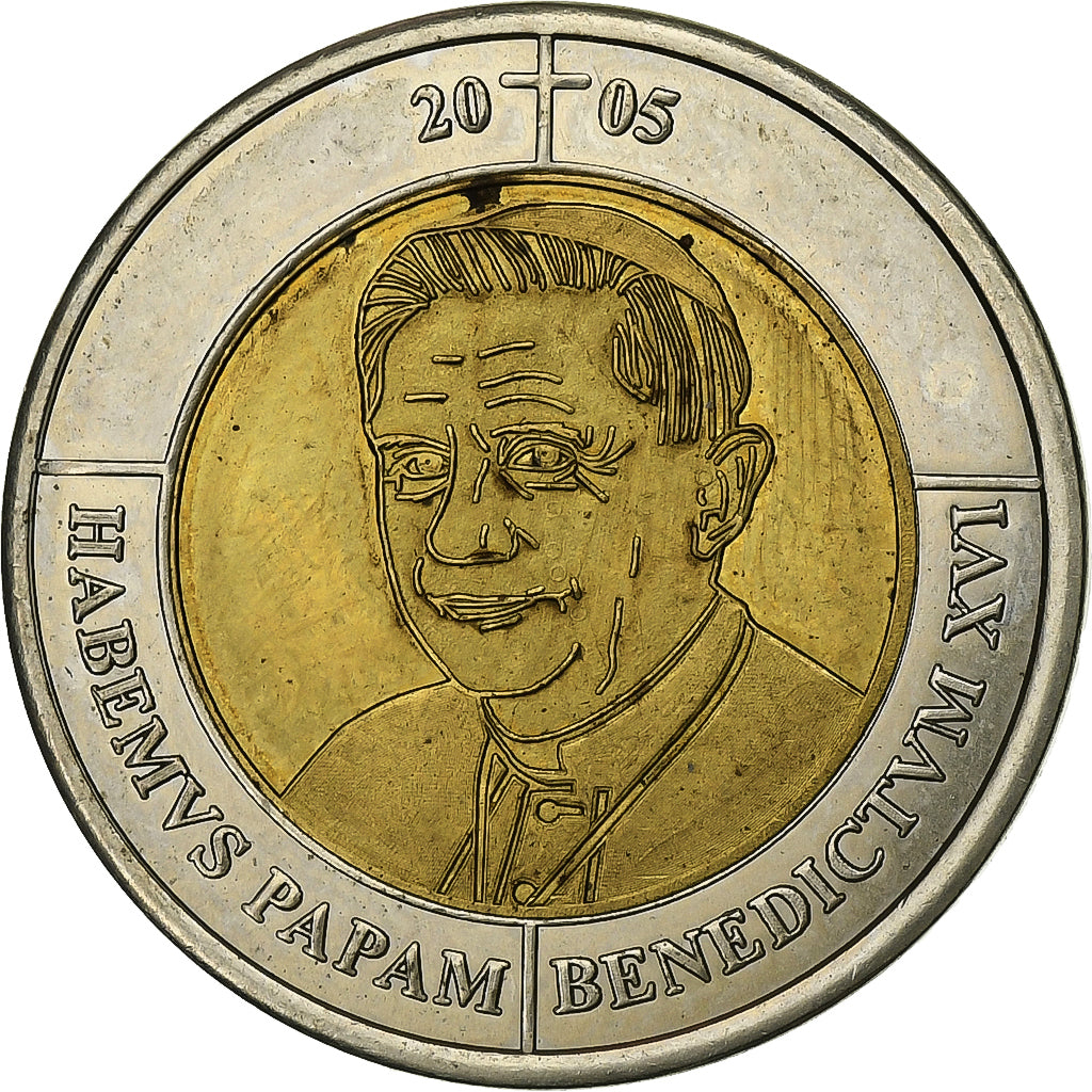 Vaticano, 2 Euro, Fantasy Euro, 2005, Bi-metallico, SPL