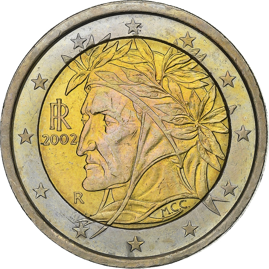 Italien, 2 Euro, 2002, Rome, Bi-Metallic, UNZ