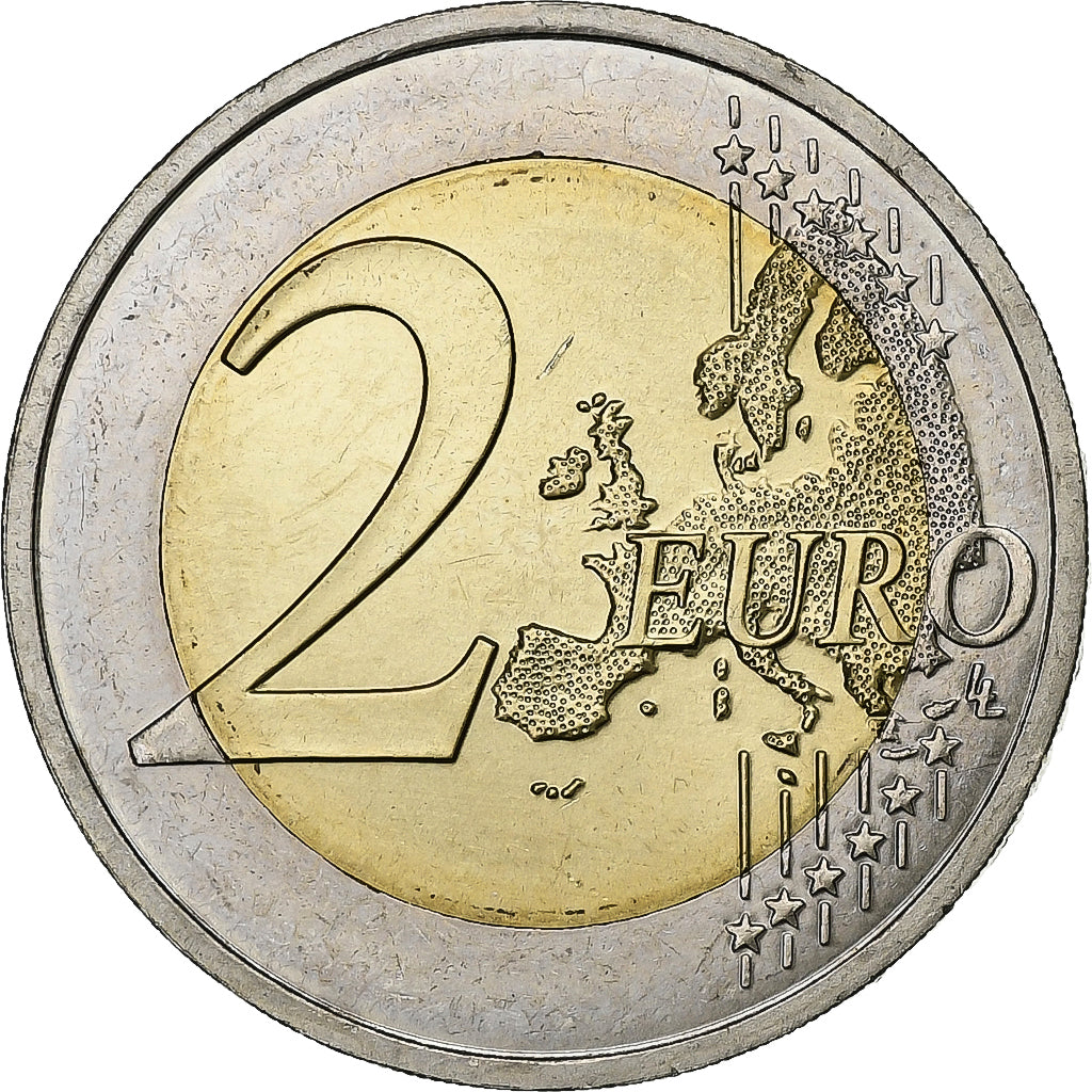 Malta, 2 Euro, 2008, Paris, Bimetálico, SC