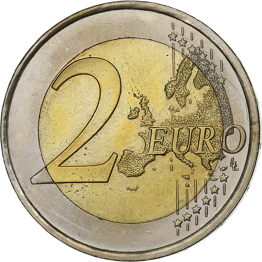 Spagna, 2 Euro, 2007, Madrid, Bi-metallico, SPL
