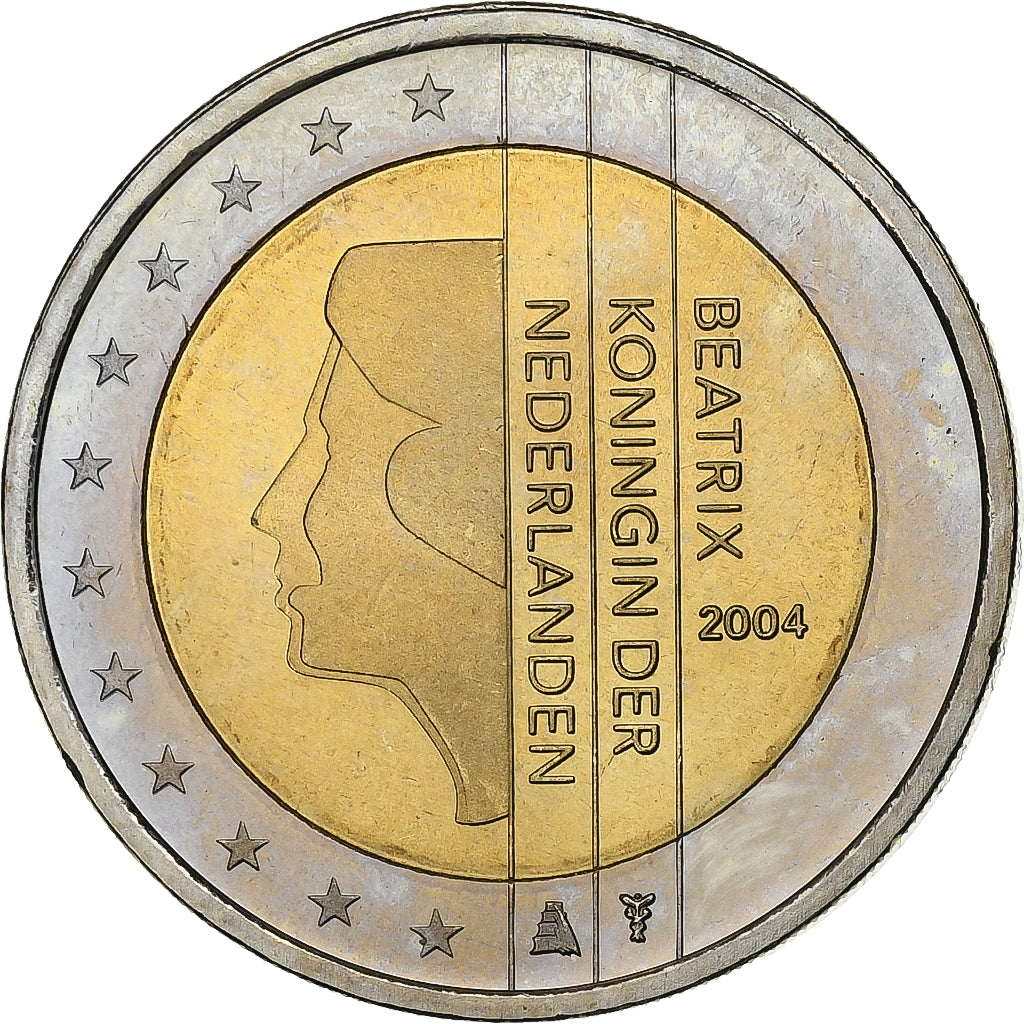 Niederlande, 2 Euro, 2004, Utrecht, Bi-Metallic, UNZ