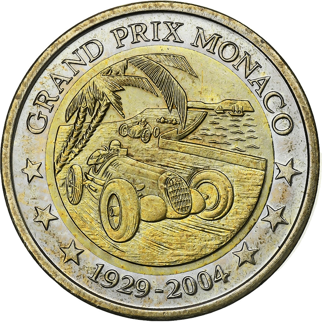 Monaco, 2 Euro, Fantasy Euro, 2004, Bimétallique, SPL