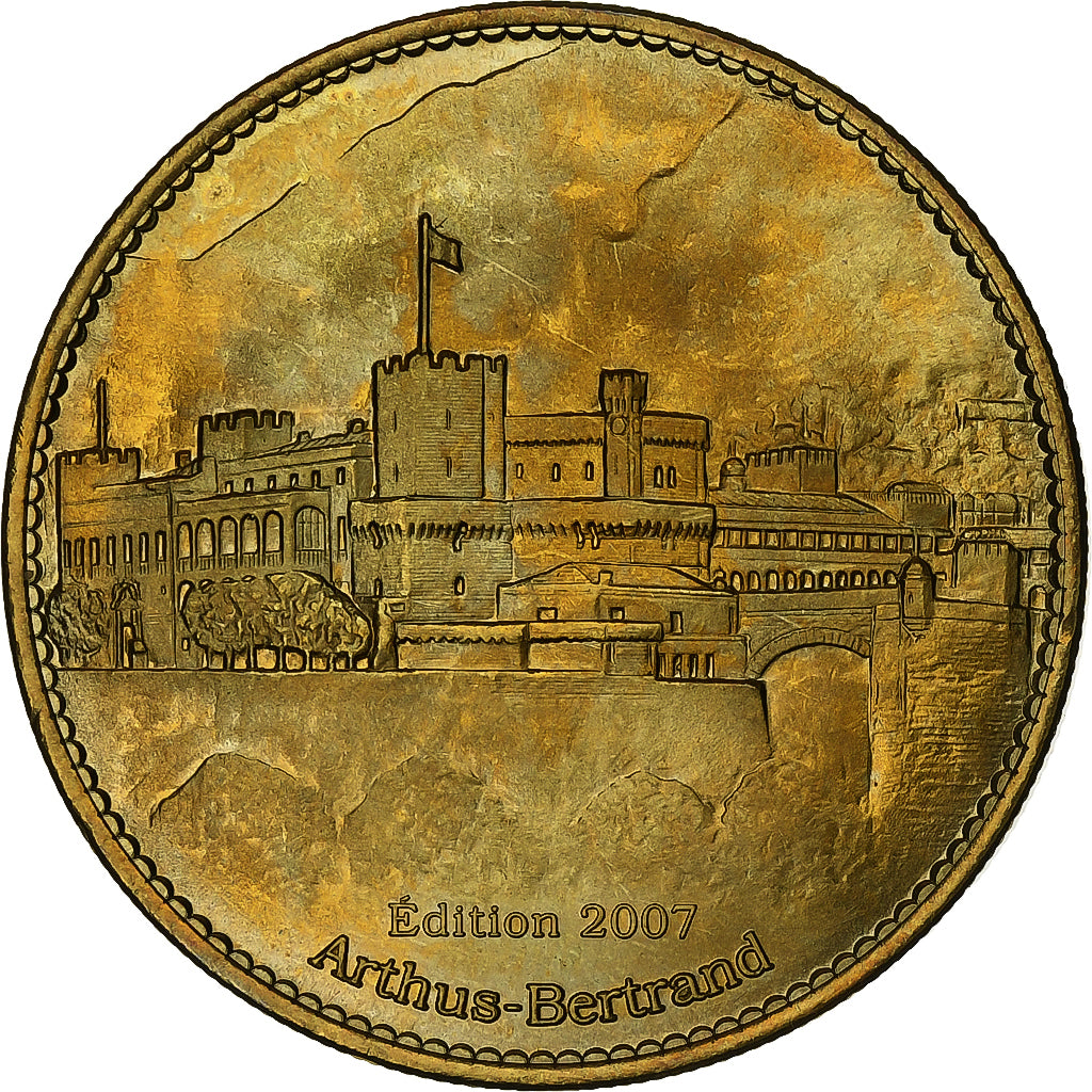 Monaco, Jeton, Le Palais Princier, Monaco, 2007, Cupro-nickel Aluminium, SPL+