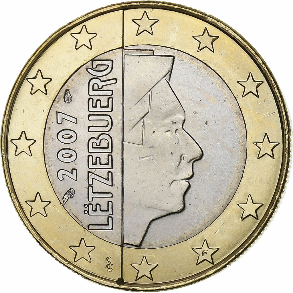 Luxembourg, Euro, 2007, Paris, Bi-Metallic, MS(63)