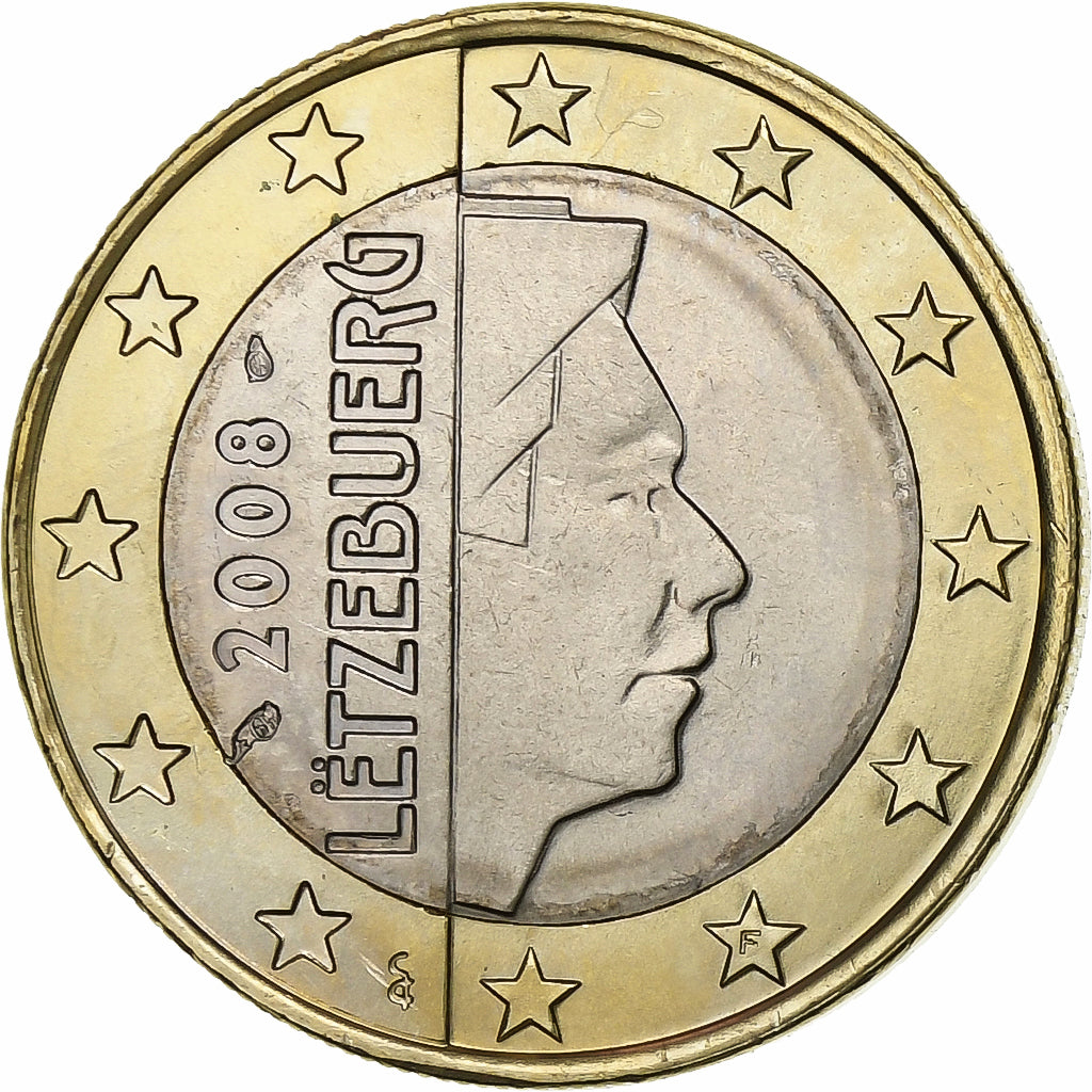 Luxembourg, Euro, 2008, Paris, Bi-Metallic, MS(63)