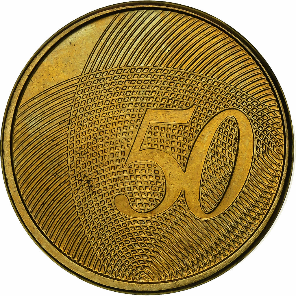 Monaco, 50 Euro Cent, Fantasy Euro, 2004, Or nordique, SPL