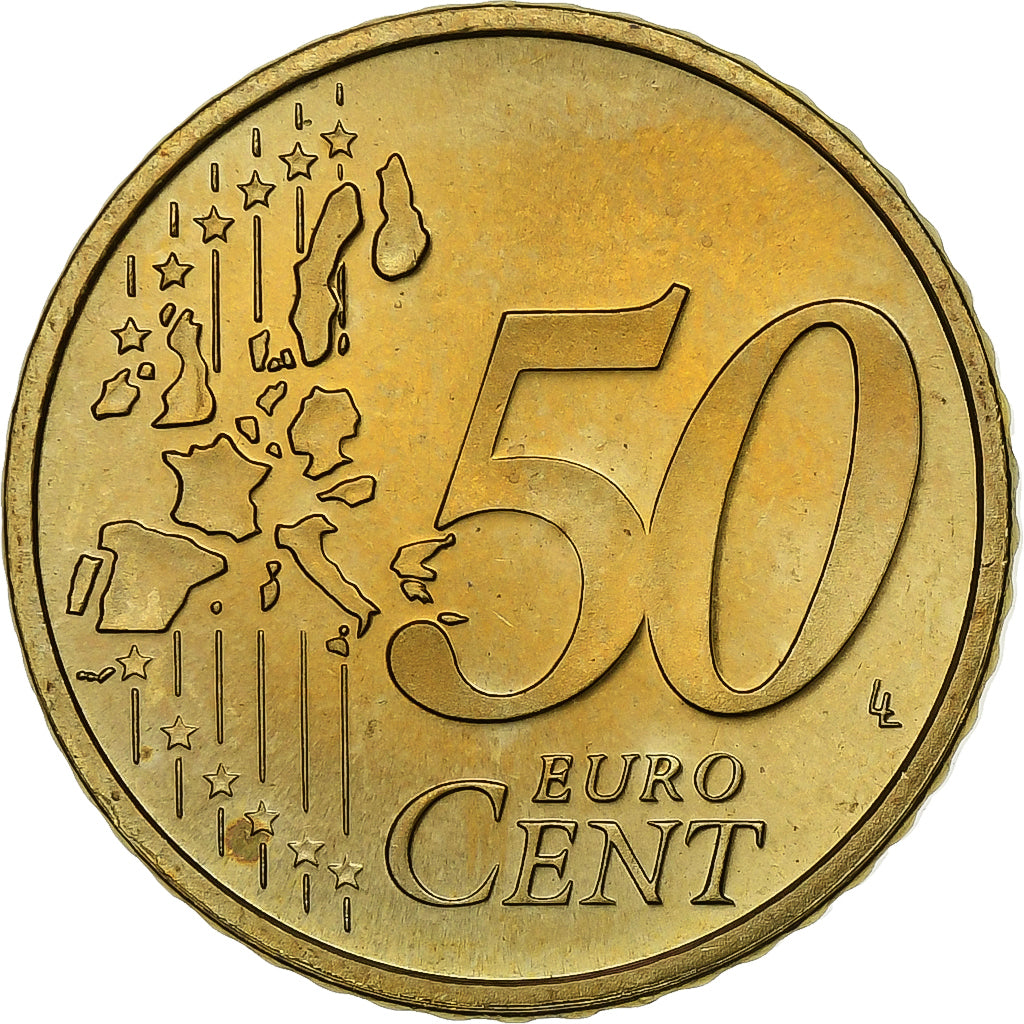 Paesi Bassi, 50 Euro Cent, 2004, Utrecht, Nordic gold, SPL