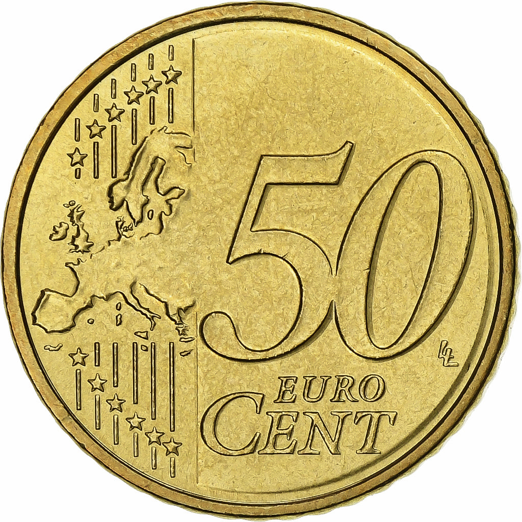 Luxembourg, 50 Euro Cent, 2008, Paris, Nordic gold, MS(63)