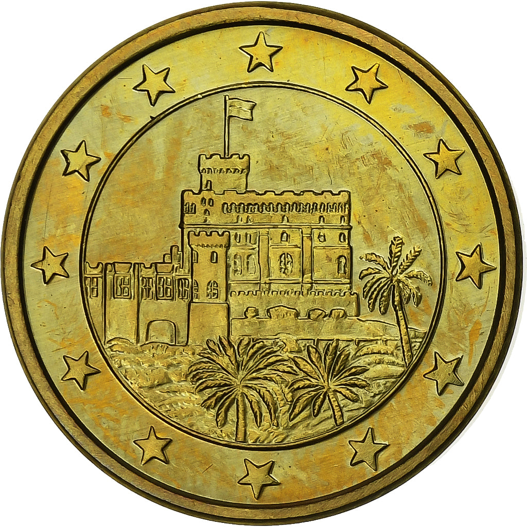 Monaco, 20 Euro Cent, Fantasy Euro, 2004, Or nordique, SPL