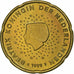 Paesi Bassi, 20 Euro Cent, 1999, Utrecht, Nordic gold, SPL