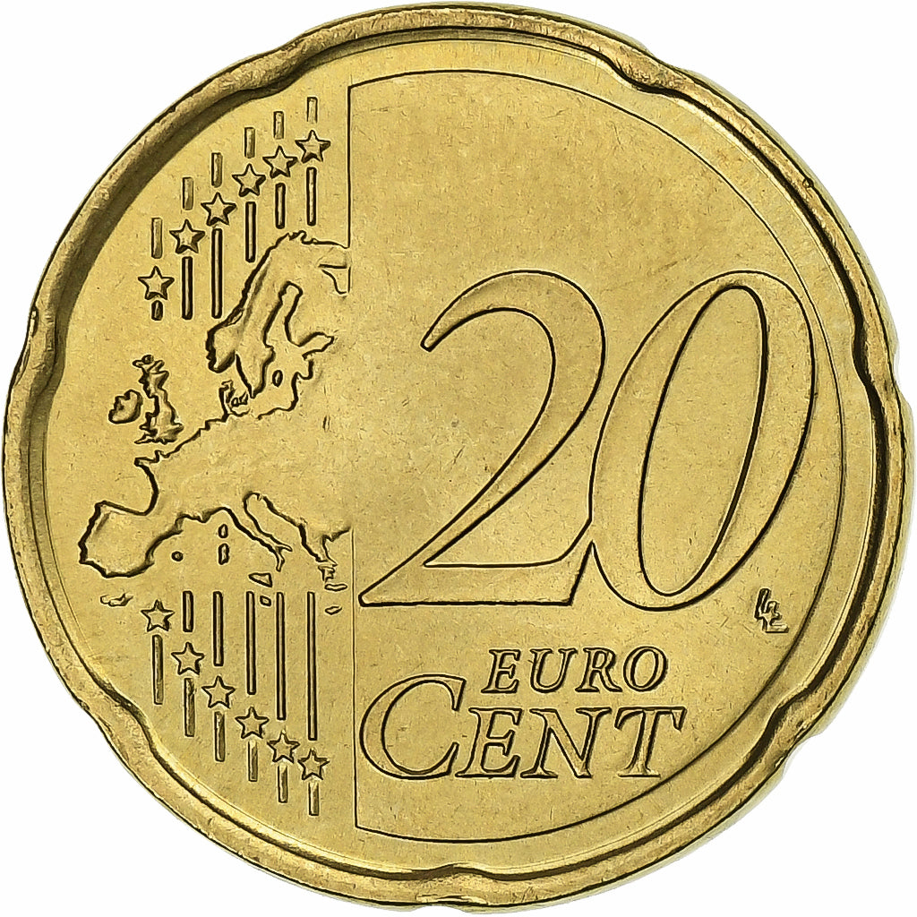 Malta, 20 Euro Cent, 2008, Paris, Nordic gold, MS(63)