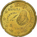 Spagna, 20 Euro Cent, 2002, Madrid, Nordic gold, SPL