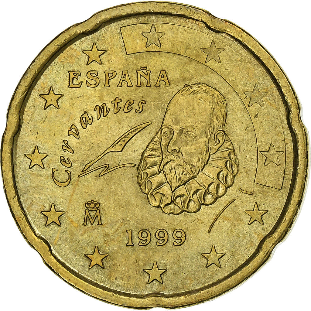 Spanien, 20 Euro Cent, 1999, Madrid, Nordic gold, UNZ