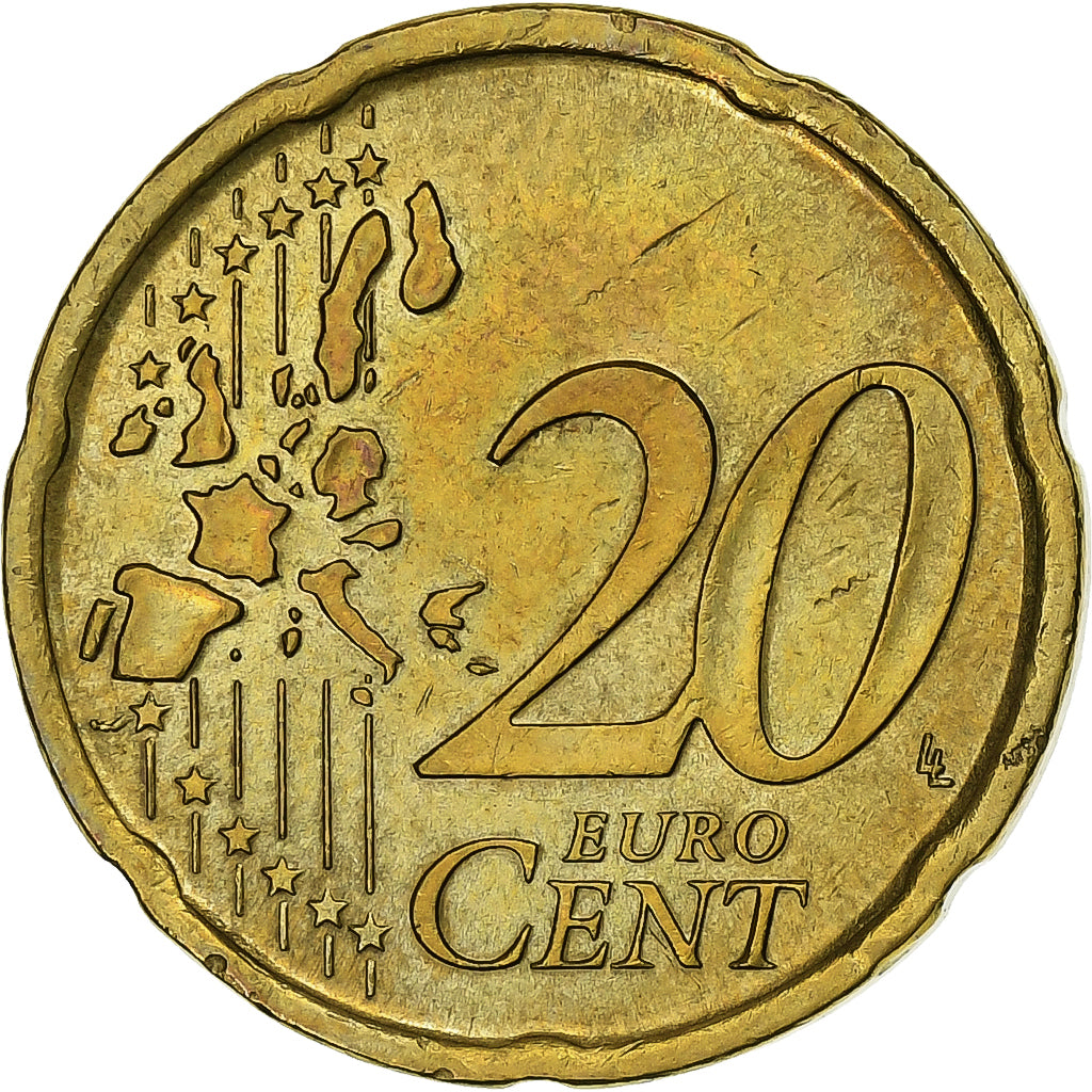 Spanien, 20 Euro Cent, 1999, Madrid, Nordic gold, UNZ
