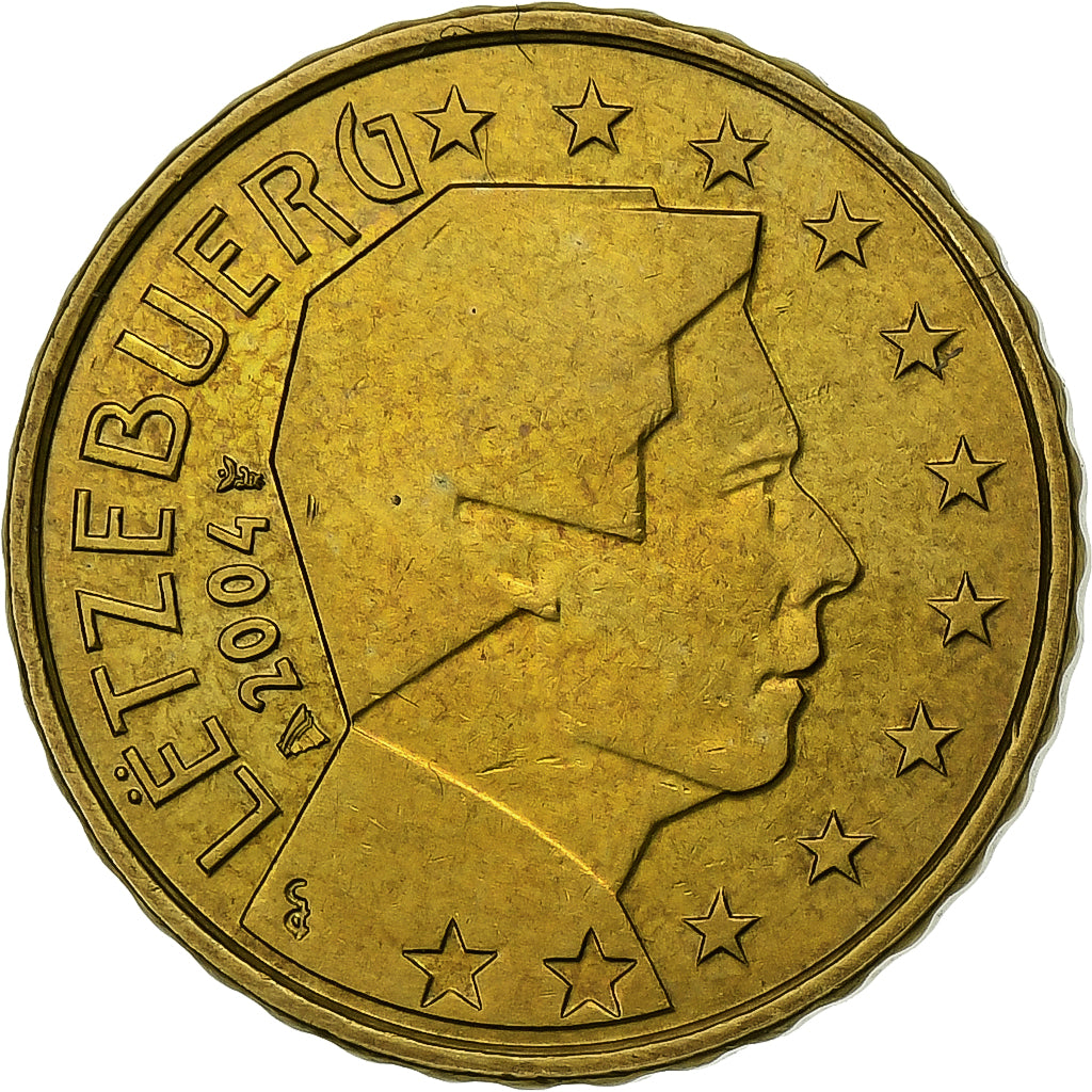Luxembourg, 10 Euro Cent, 2004, Utrecht, Nordic gold, MS(63)