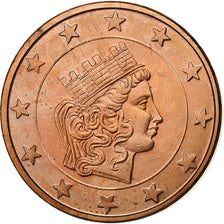 Monaco, 5 Euro Cent, Fantasy Euro, 2004, Acciaio placcato rame, SPL