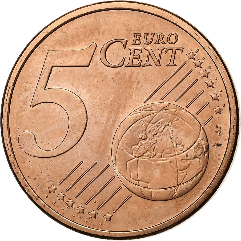 Malta, 5 Euro Cent, 2008, Paris, Acciaio placcato rame, SPL