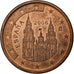Spanien, 5 Euro Cent, 2006, Madrid, Copper Plated Steel, UNZ