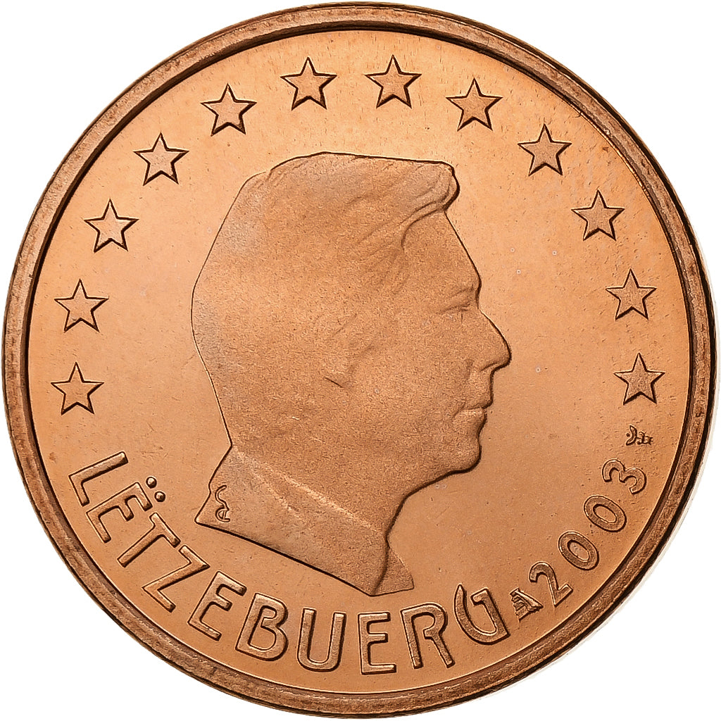 Luxembourg, 5 Euro Cent, 2003, Utrecht, Copper Plated Steel, MS(63)