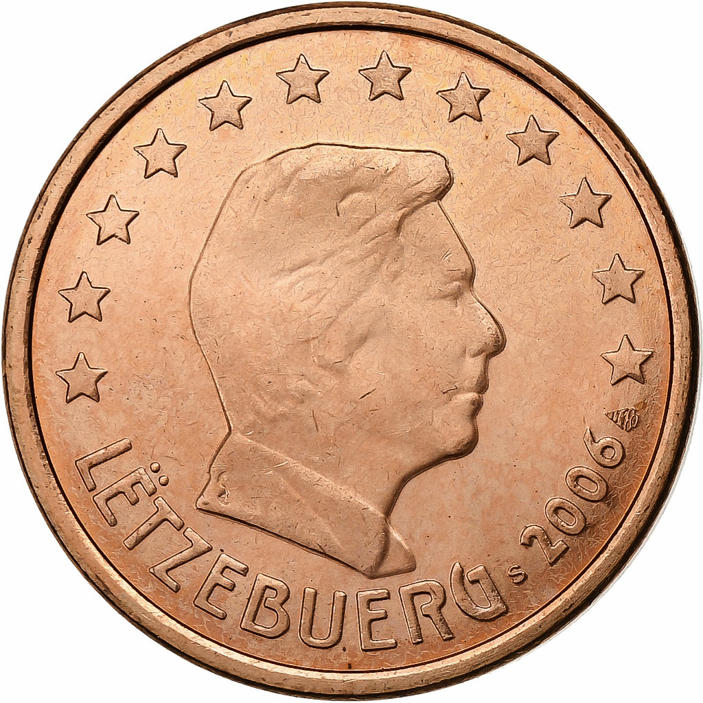 Luxembourg, 5 Euro Cent, 2006, Vantaa, Copper Plated Steel, MS(63)