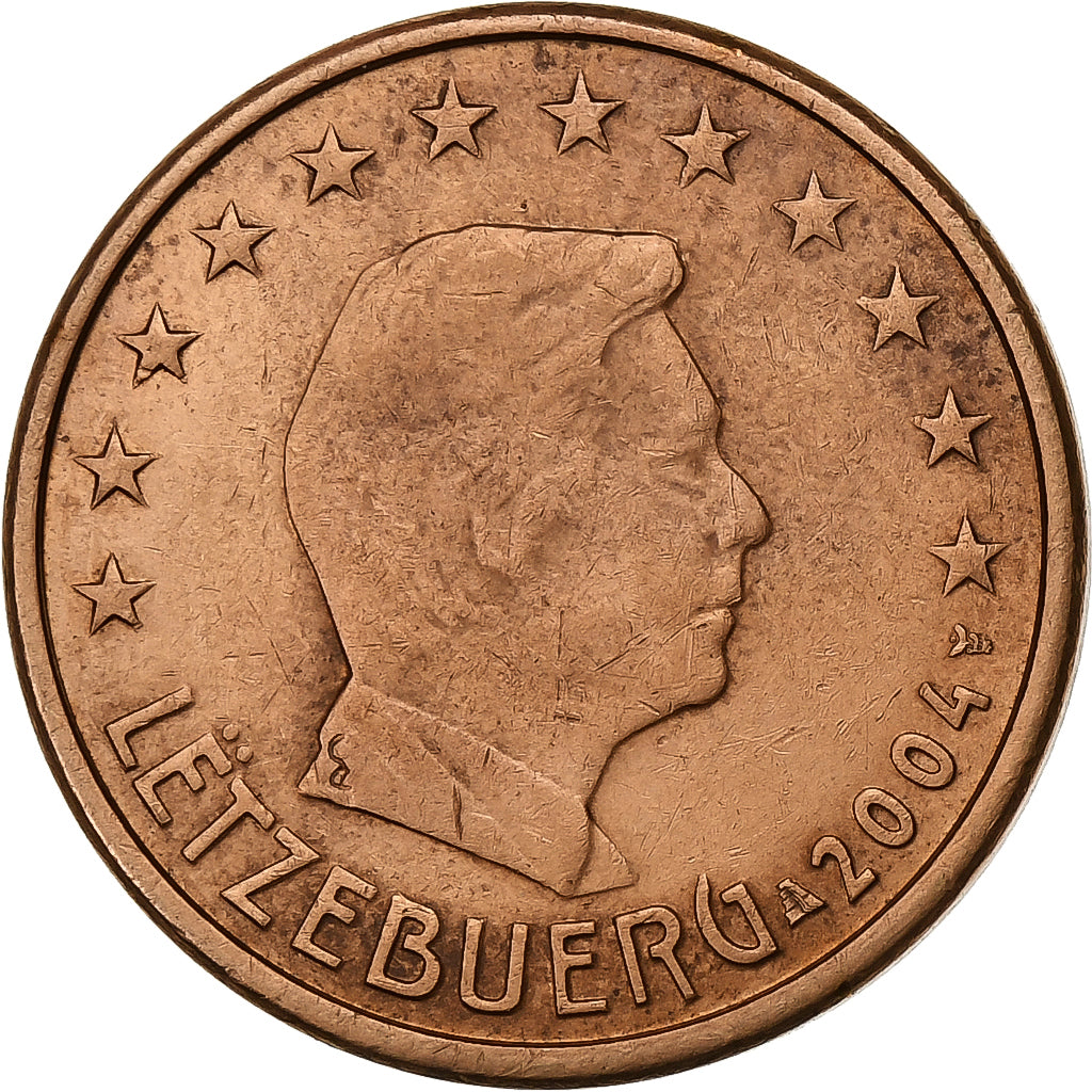 Luxembourg, 5 Euro Cent, 2004, Utrecht, Copper Plated Steel, MS(63)
