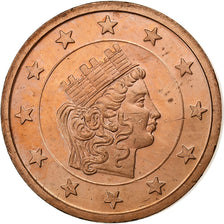 Monaco, 2 Euro Cent, Fantasy Euro, 2004, Acciaio placcato rame, SPL