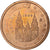 Spanje, 2 Euro Cent, 1999, Madrid, Copper Plated Steel, UNC-