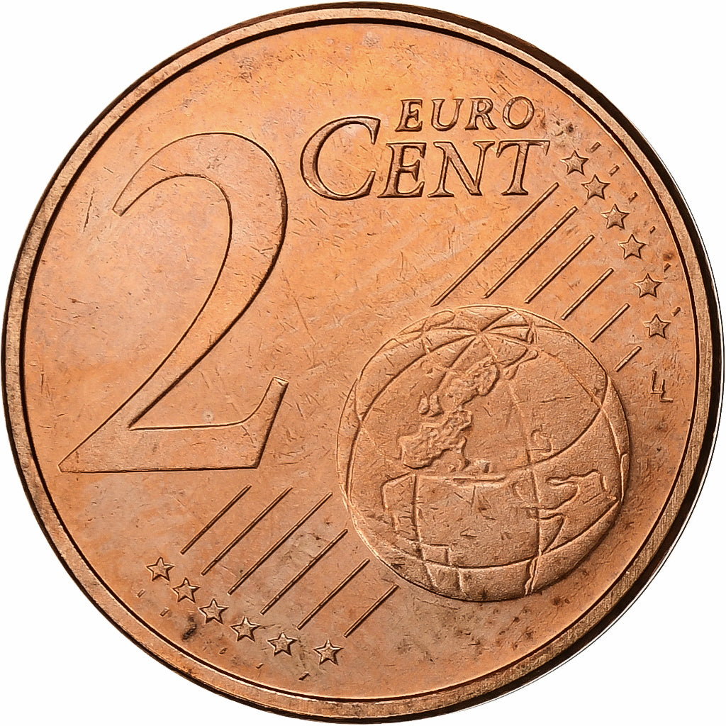 Luxembourg, 2 Euro Cent, 2003, Utrecht, Copper Plated Steel, MS(63)